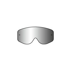 RACING GOGGLES SINGLE LENS SILVER MIRROR