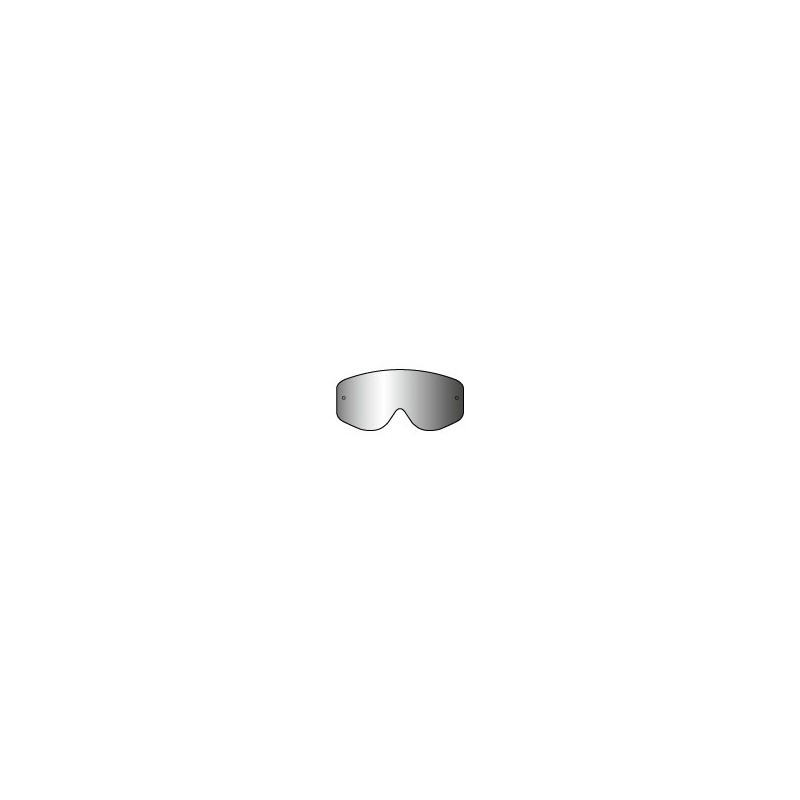 RACING GOGGLES SINGLE LENS SILVER MIRROR