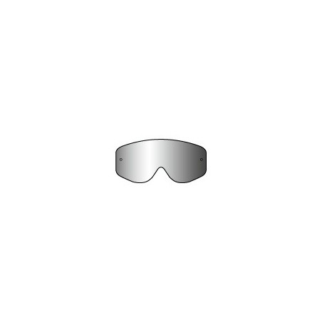 RACING GOGGLES SINGLE LENS SILVER MIRROR