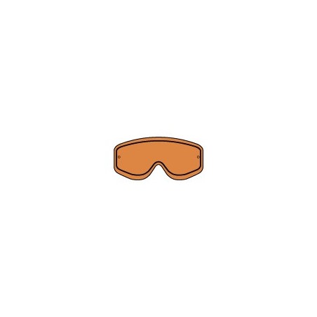 RACING GOGGLES DOUBLE LENS ORANGE