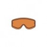 RACING GOGGLES DOUBLE LENS ORANGE