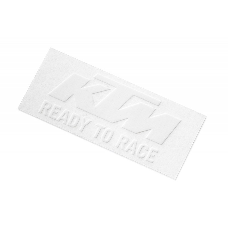 LOGO STICKER WHITE/ORANGE