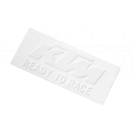 LOGO STICKER WHITE/ORANGE